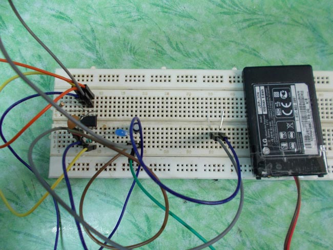Simple Touch Switch using 555 Timer IC