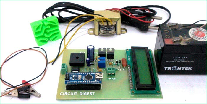 12v Battery Charger Circuit Diagram using LM317