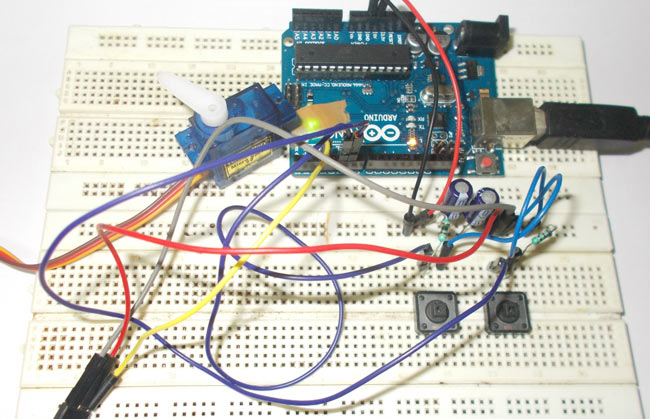 Servo Motor Interfacing With Arduino Uno Tutorial With Circuit Diagram