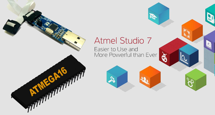 How to program AVR Microcontroller Atmega16 Using USBASP programmer and Atmel Studio 7.0