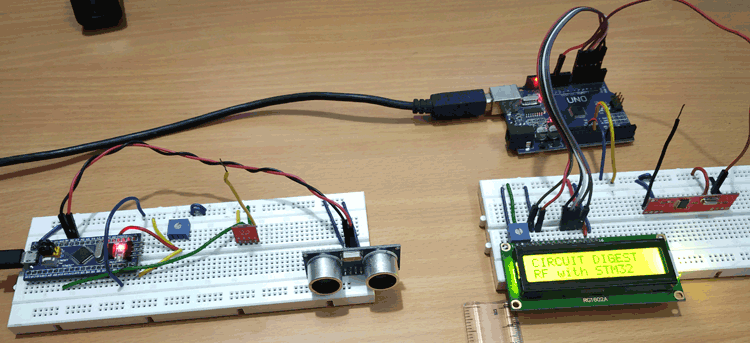 Interfacing 433Mhz RF Module with STM32F103C8