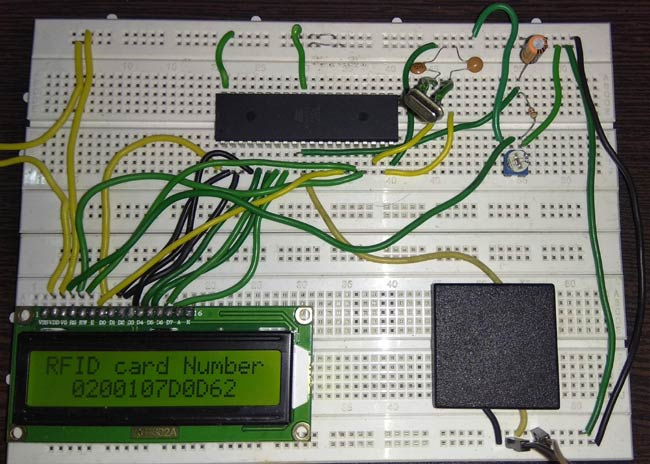 RFID Interfacing with 8051 Microcontroller