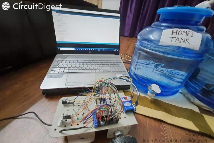 Water Supply Chain Management System using Arduino and NodeMCU