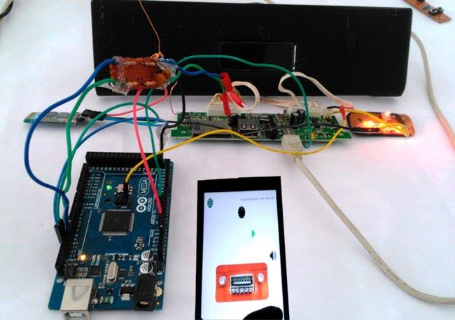 Smart Phone Controlled Bluetooth FM Radio using Arduino and Processing