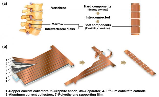 Flexible Lithium Battery for Wearable Electronics