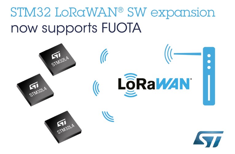 ST Adds Support for LoRaWAN Firmware Update Over The Air in the STM32Cube Ecosystem