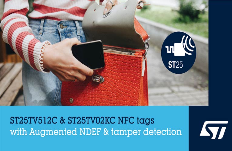 Type-5 NFC Tags from STMicroelectronics 