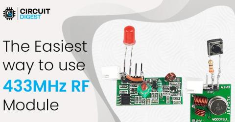 433MHz ASK RF Transmitter and Receiver Link