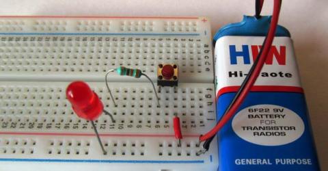 Push Button LED Circuit