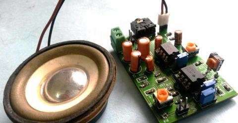 Voice Modulator Circuit using LM358 and LM386