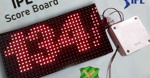 IoT Based IPL Scoreboard using Arduino 