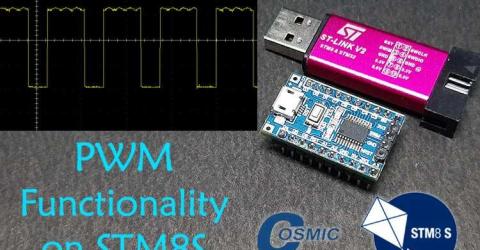 Pulse width Modulation with STM8 using Cosmic C and STVD