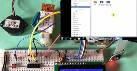 Visitor Monitoring System with Raspberry Pi and Pi Camera