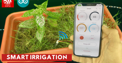 Smart Irrigation System using ESP32 and Blynk