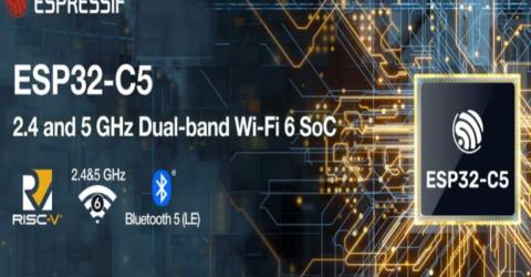 ESP32-C5 Dual-Band Wi-Fi 6 MCU