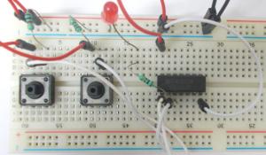 OR Gate Circuit using IC 74LS32 