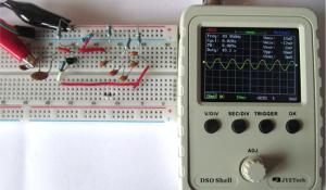 Simple Sine Wave Generator Circuit using Transistor