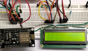 Interface LCD with ESP12 using Shift Register SN74HC595N