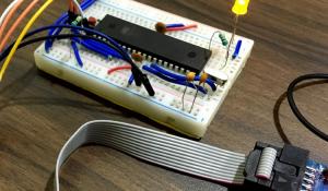 AVR Microcontroller Atmega16/32 PWM Tutorial to Control Brightness of LED
