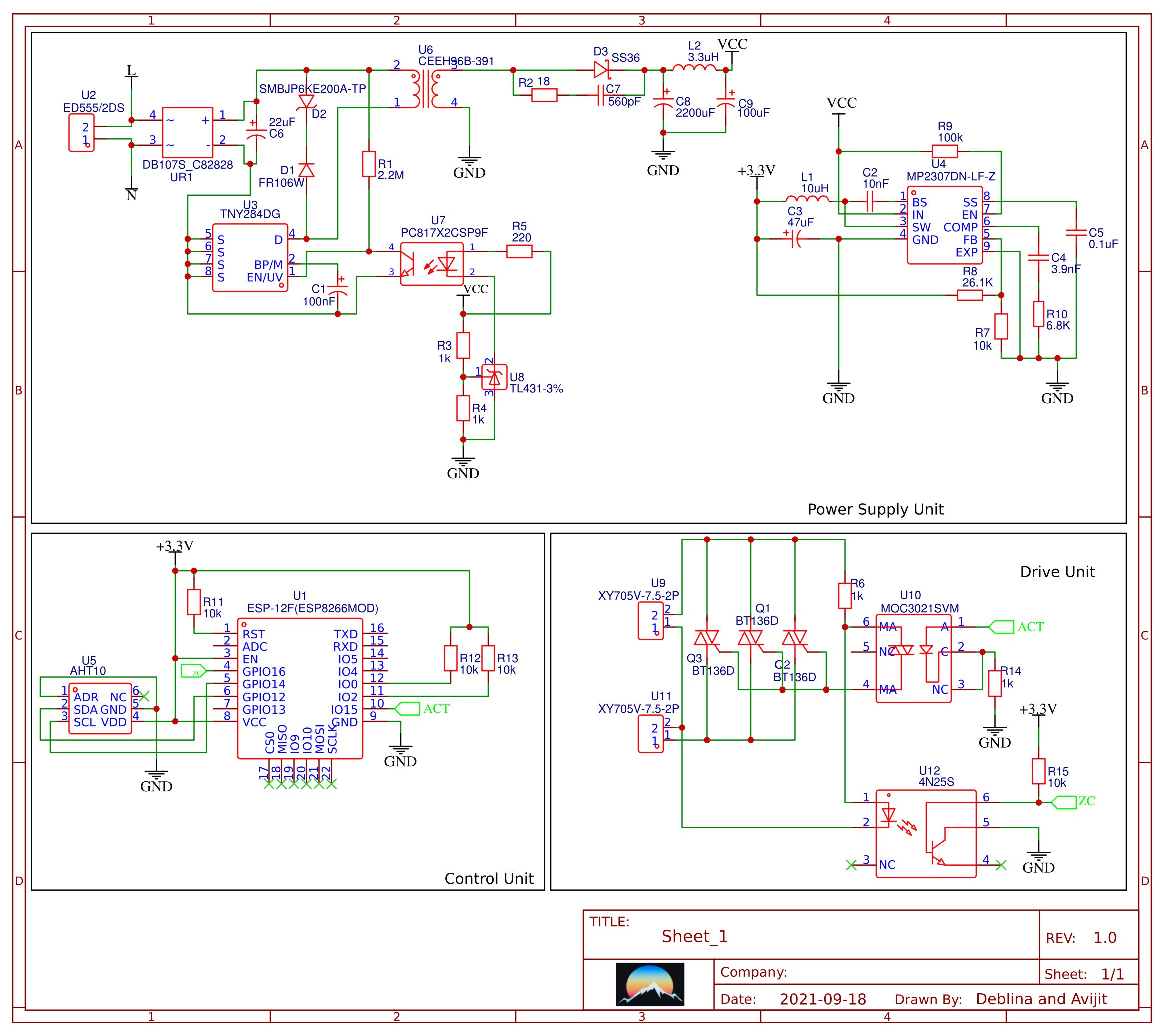 Air Cooler Circuit Diagram