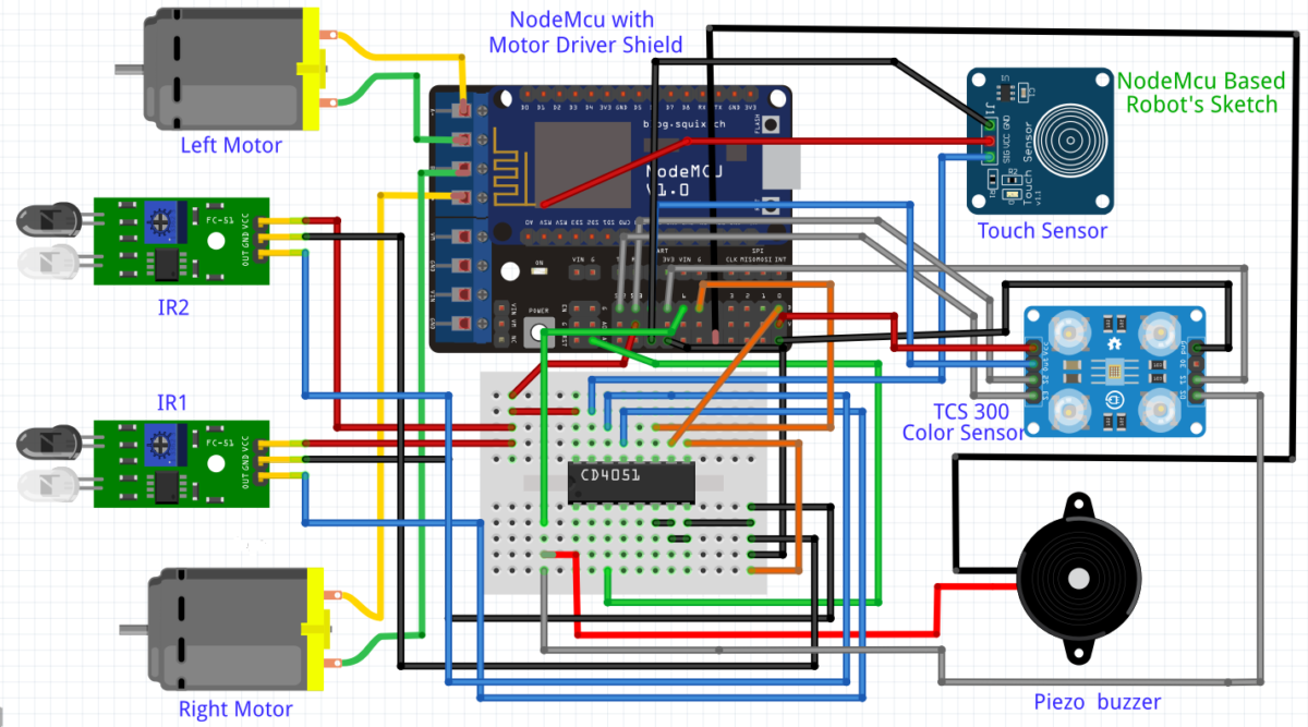 IoT Project Circuit Diagram