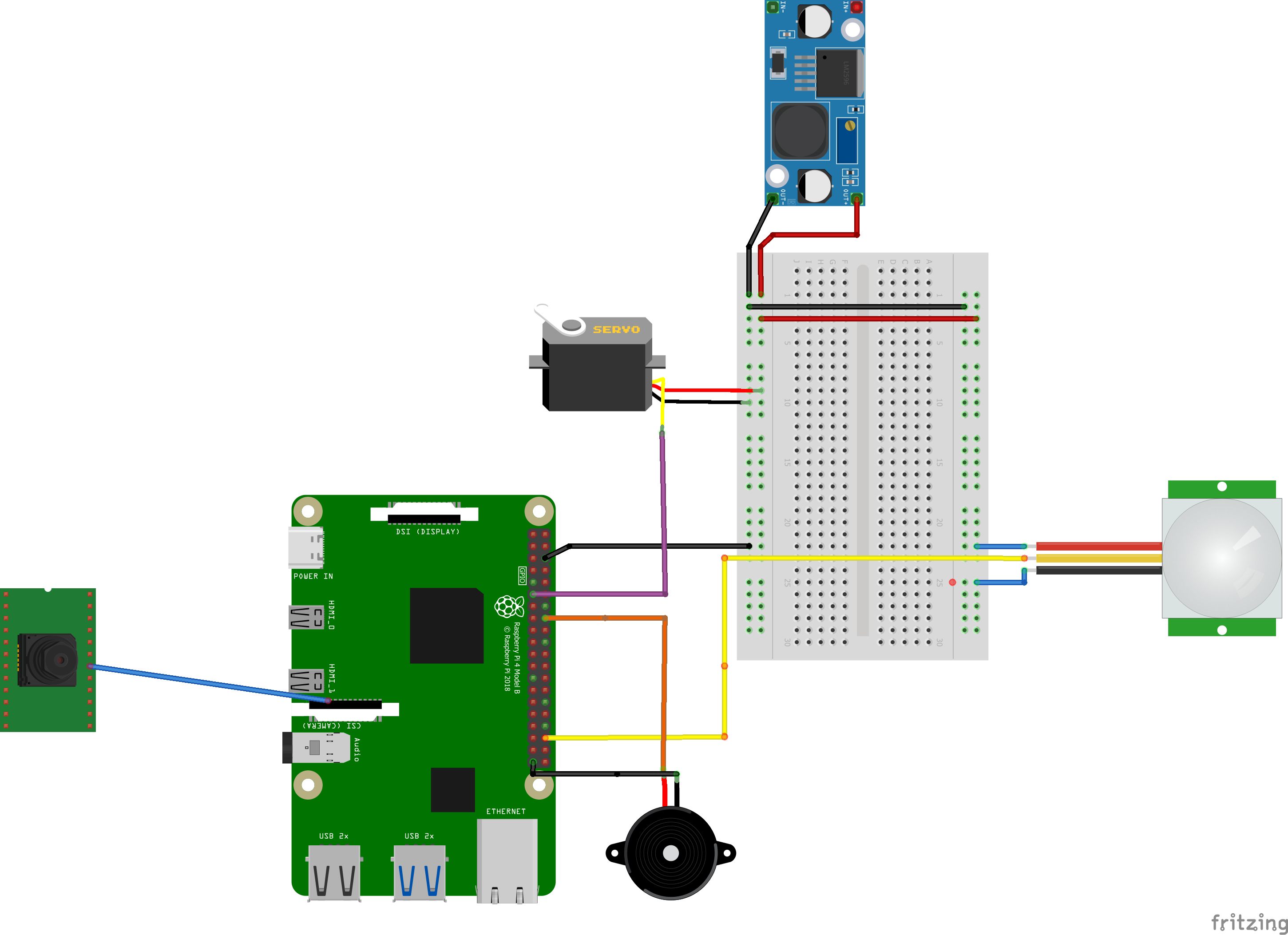 Security System Circuit Diagram