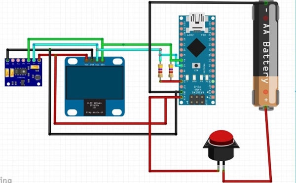 Pulse Oximeter Circuit Diagram