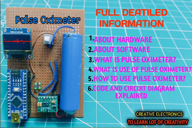 Pulse Oximeter using Arduino