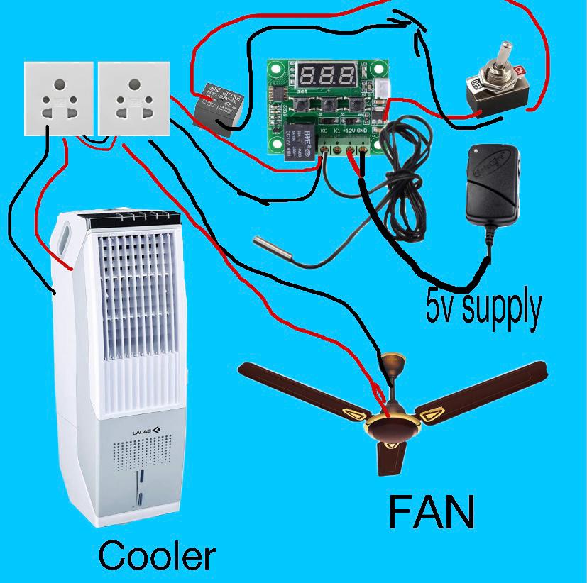 Temperature Controller Circuit Diagram