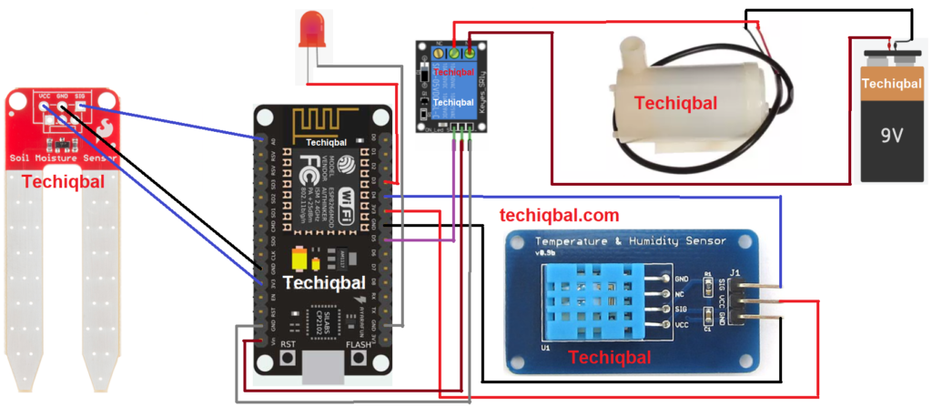 Smart Plant Monitoring Circuit