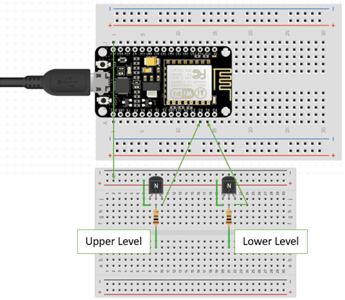 Smart Water Level Conservator Circuit