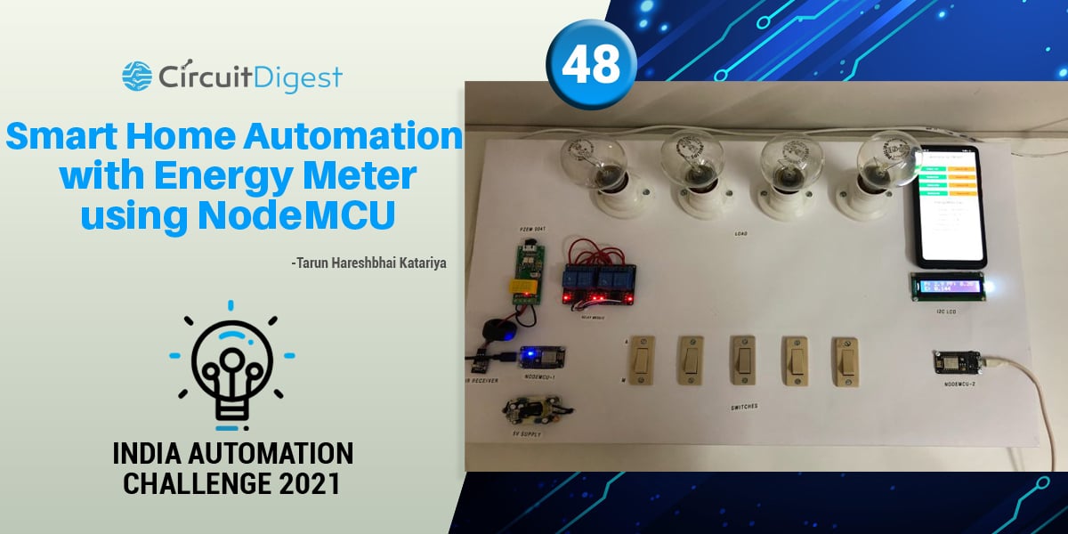 smart home automation with energy meter using nodemcu