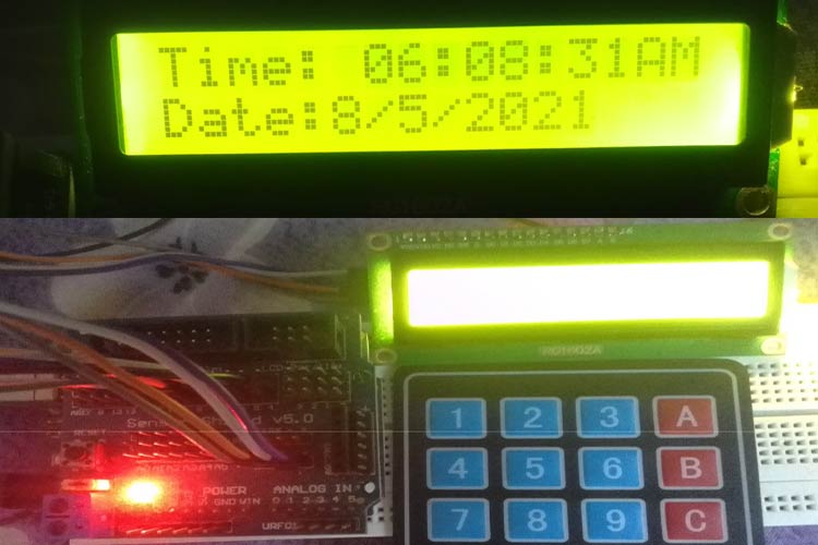 Digital Clock Using Arduino Uno Without Rtc Module 4846