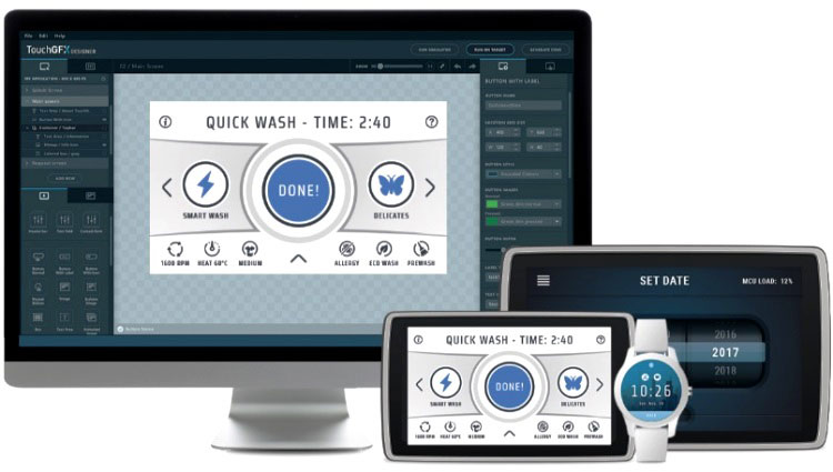 TouchGFX GUI gets update with Cacheable Containers from STMicroelectronics