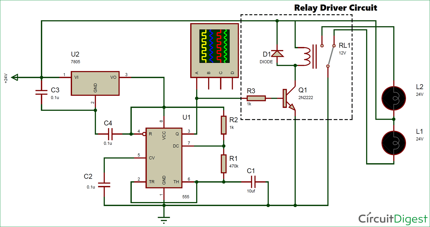 Ac Flasher Circuit Diagram - Wiring View and Schematics Diagram