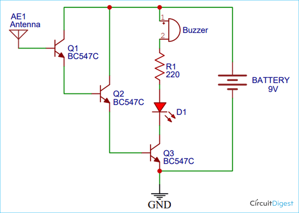 Non contact ac on sale voltage detector circuit