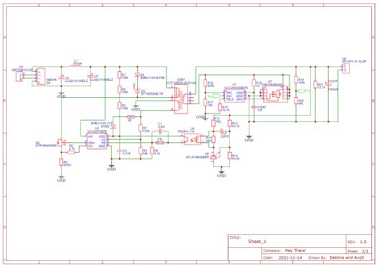 AC to DC High Watt Power Supply Unit Circuit Diagram