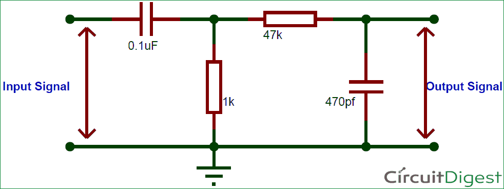 Band Pass Filter Circuit Diagram 