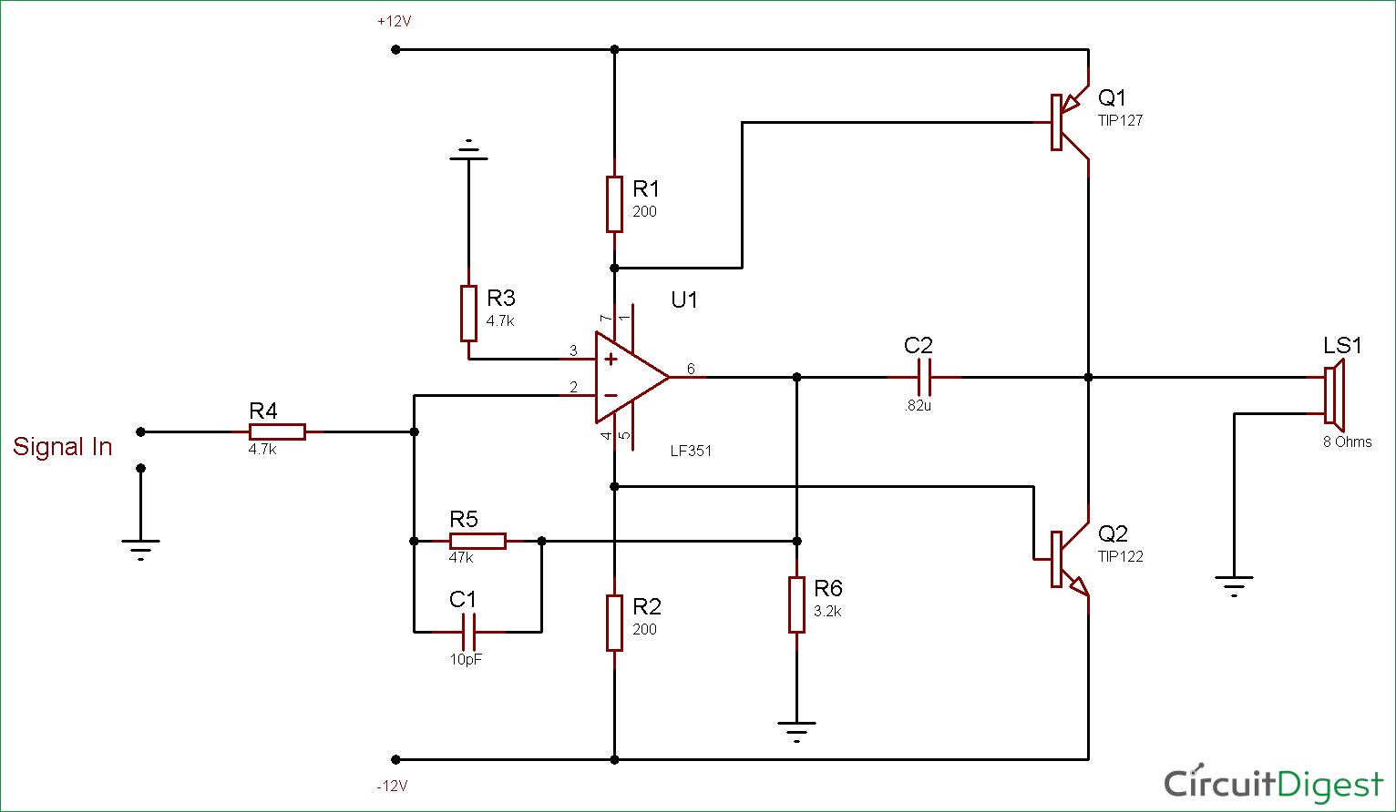 [DIAGRAM] 12v Audio Amplifier Circuit Diagram - MYDIAGRAM.ONLINE