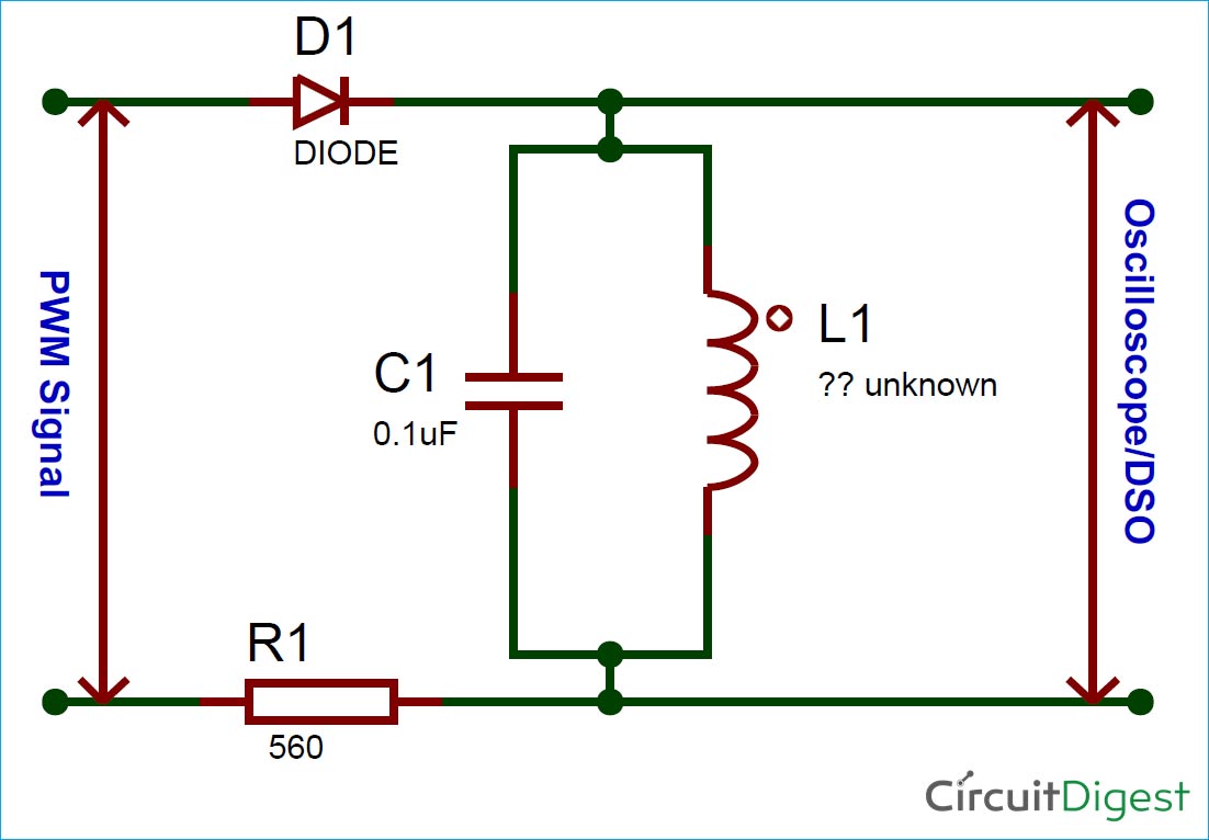 How to measure value of Inductor or Capacitor using Oscilloscope – Resonant  Frequency Method