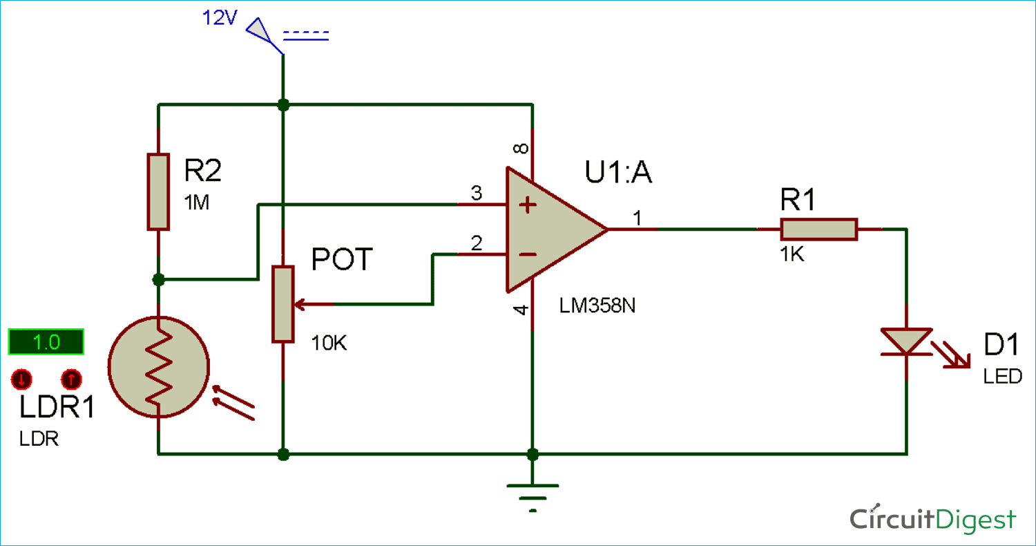 [DIAGRAM] Circuit Diagram Using Ldr - WIRINGSCHEMA.COM