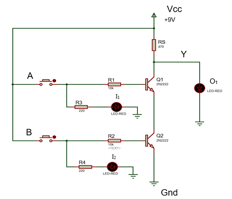 How to Build a NAND Gate with Transistors?