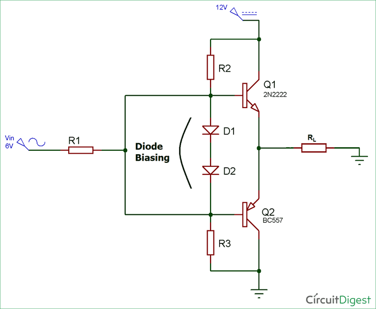 Class Ab Audio Amplifier Schematic