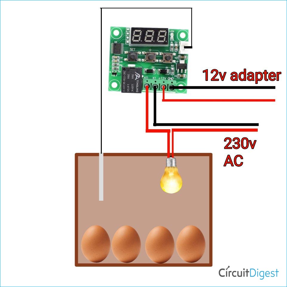 Automatic Incubator Circuit Diagram