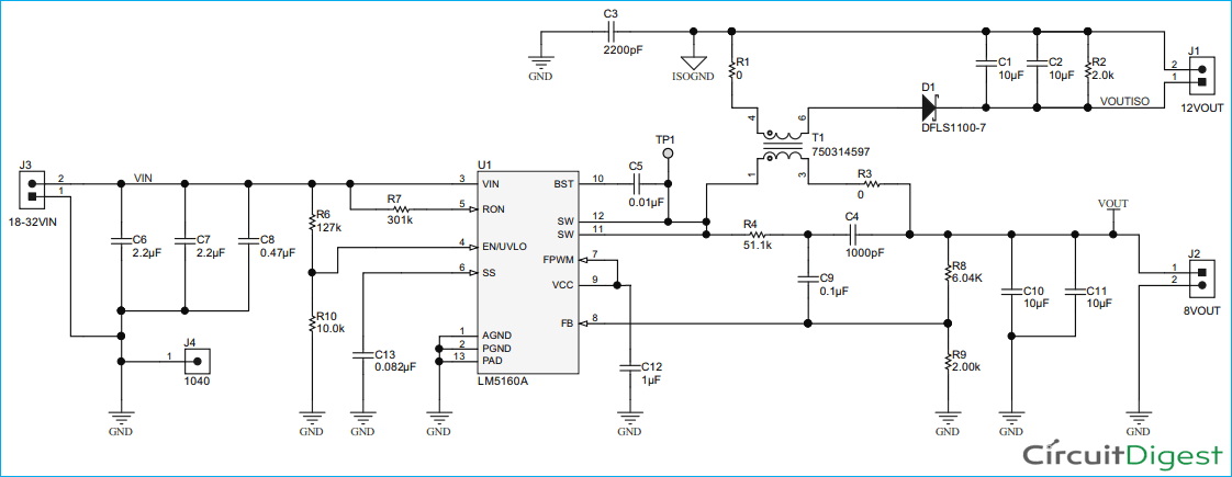 Flyback Converter Circuit Diagram