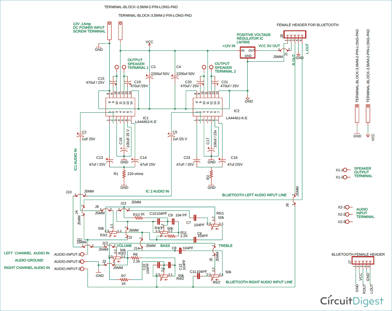 La4440 Mono Amplifier Circuit Diagram 7211