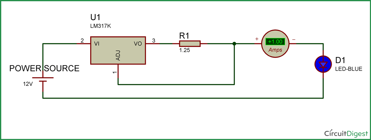 1W LED Driver Circuit