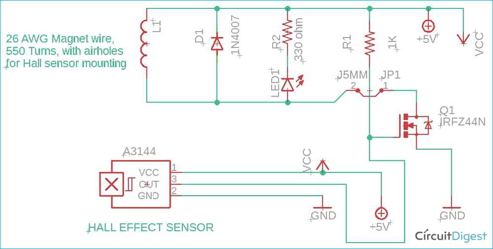 Magnetic Levitation Circuit Diagram