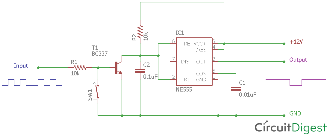 Missing Pulse Detector Circuit Diagram