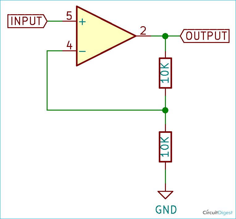 Non Inverting Amplifier Diagram